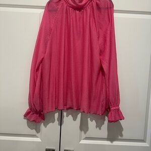 Impressions Vibrant Pink Blouse